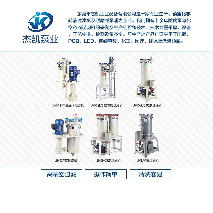 化學(xué)藥液過濾機(jī)的常見故障及解決措施